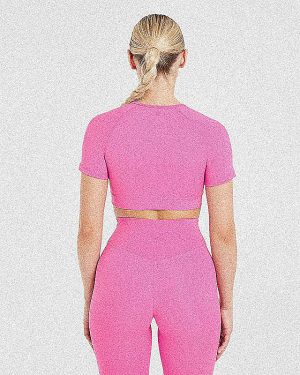 Staple Crop Top - Summer Pink: The Ultimate Performance Essential
