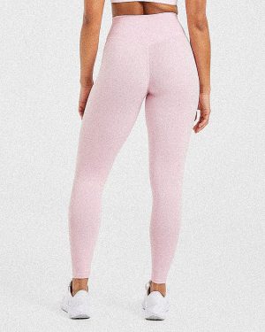 Staple Leggings - Pastel Pink: The Ultimate Sculpting Workout Essential