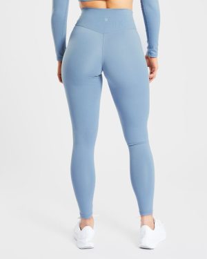 Staple Leggings - Slate Blue: The Ultimate Performance Wear