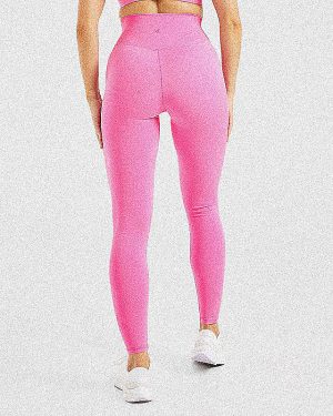 Staple Leggings - Summer Pink: The Ultimate High-Waisted Workout Essential