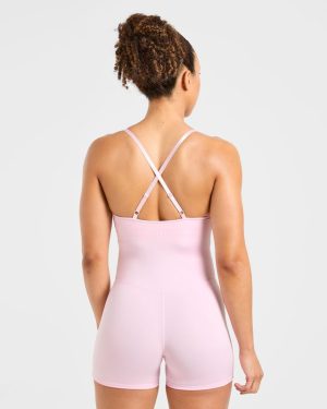 Staple Shorts All In One - Pastel Pink: The Ultimate Versatile Activewear Solution
