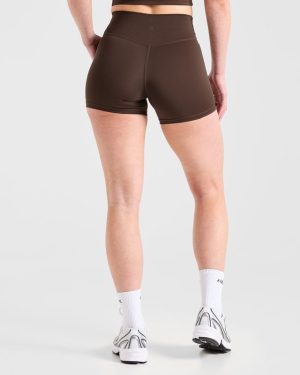 Staple Shorts - Brown: Engineered for Performance and Style