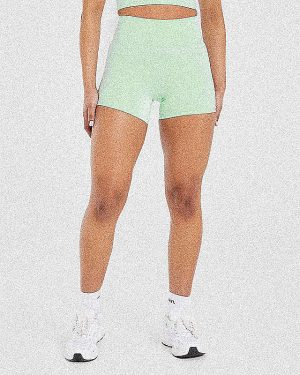 Staple Shorts - Mint Green: The Ultimate High-Waisted Workout Essential