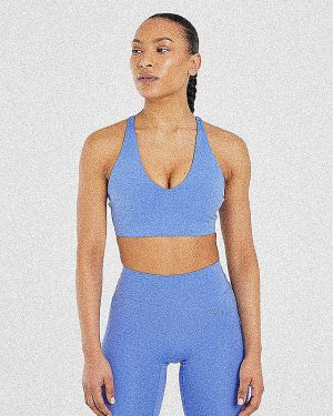 Staple Sports Bra - Cobalt Blue: The Ultimate Medium-Support Activewear