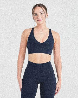 Staple Sports Bra - Navy: The Ultimate Medium-Support Activewear
