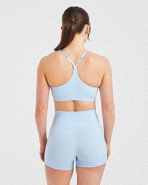 Staple Sports Bra - Pastel Blue: Ultimate Comfort & Support