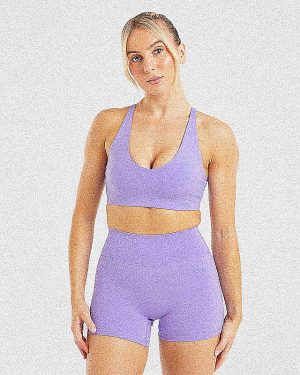 Staple Sports Bra - Vibrant Violet: The Ultimate Medium-Support Activewear