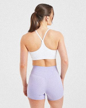 Staple Sports Bra - White: The Ultimate Medium-Support Activewear