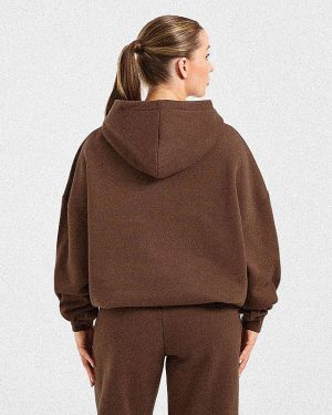 Varsity 2.0 Oversized Hoodie - Brown: The Ultimate Comfort Upgrade