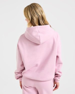 Varsity 2.0 Oversized Hoodie - Iced Pink: The Ultimate Comfort Upgrade