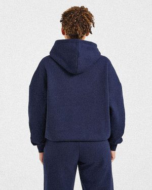 Varsity 2.0 Oversized Hoodie - Navy: The Ultimate Comfort Upgrade