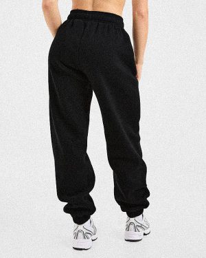 Varsity 2.0 Oversized Joggers - Black: The Ultimate Comfort Staple