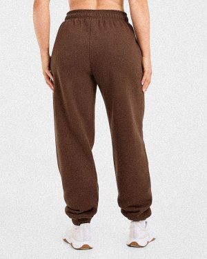 Varsity 2.0 Oversized Joggers - Brown