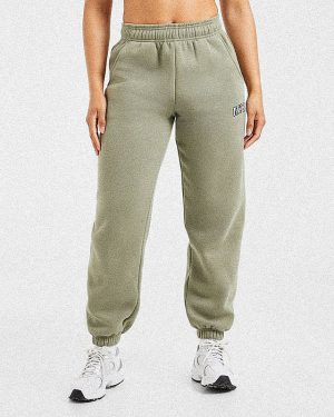 Varsity 2.0 Oversized Joggers - Muted Olive: The Ultimate Comfort Staple