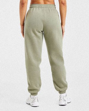 Varsity 2.0 Oversized Joggers - Muted Olive: The Ultimate Comfort Staple