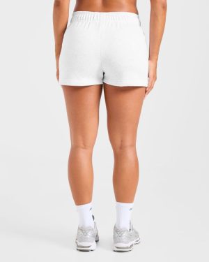 Varsity 2.0 Oversized Shorts - Heather Grey: The Ultimate Comfort Staple