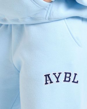 Varsity 2.0 Oversized Straight Leg Joggers - Blue/Navy