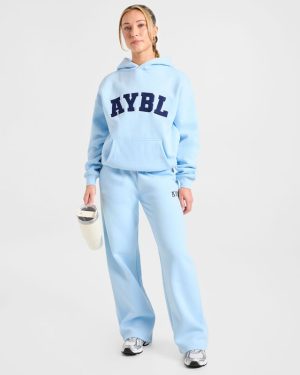 Varsity 2.0 Oversized Straight Leg Joggers - Blue/Navy