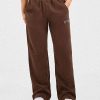 Varsity 2.0 Oversized Straight Leg Joggers - Brown