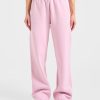 Varsity 2.0 Oversized Straight Leg Joggers - Iced Pink: The Ultimate Comfort Staple
