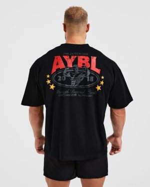 Wesley Vissers X Beyond Limits Oversized T-Shirt - Black/Charcoal