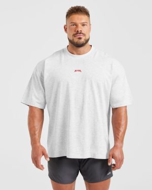 Wesley Vissers X Beyond Limits Oversized T-Shirt - Grey Marl