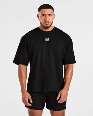 Wesley Vissers x Champion Mindset Oversized T-Shirt - Black