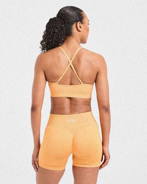 Adapt Seamless Sports Bra - Bright Orange: The Ultimate Summer Performance Wear