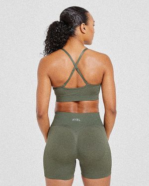 Adapt Seamless Sports Bra - Green: Ultimate Comfort & Support
