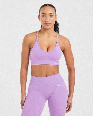 Adapt Seamless Sports Bra - Spring Lilac: The Ultimate Fit for Active Women
