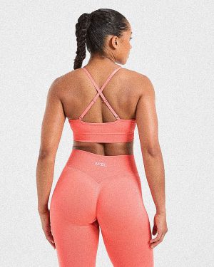 Adapt Seamless Sports Bra - Summer Peach: The Ultimate Summer Workout Essential