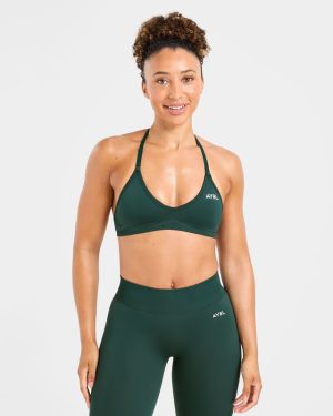 Adapt Seamless Strappy Sports Bra - Deep Forest: The Ultimate Low-Impact Companion