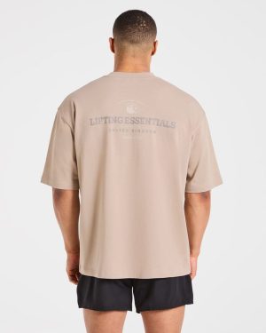 Apex Lifting Essentials Oversized T Shirt - Deep Fog: The Ultimate Gym & Lifestyle Staple