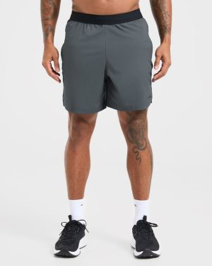 Ascend 7" Shorts - Smoke Grey: The Ultimate Blend of Performance and Style